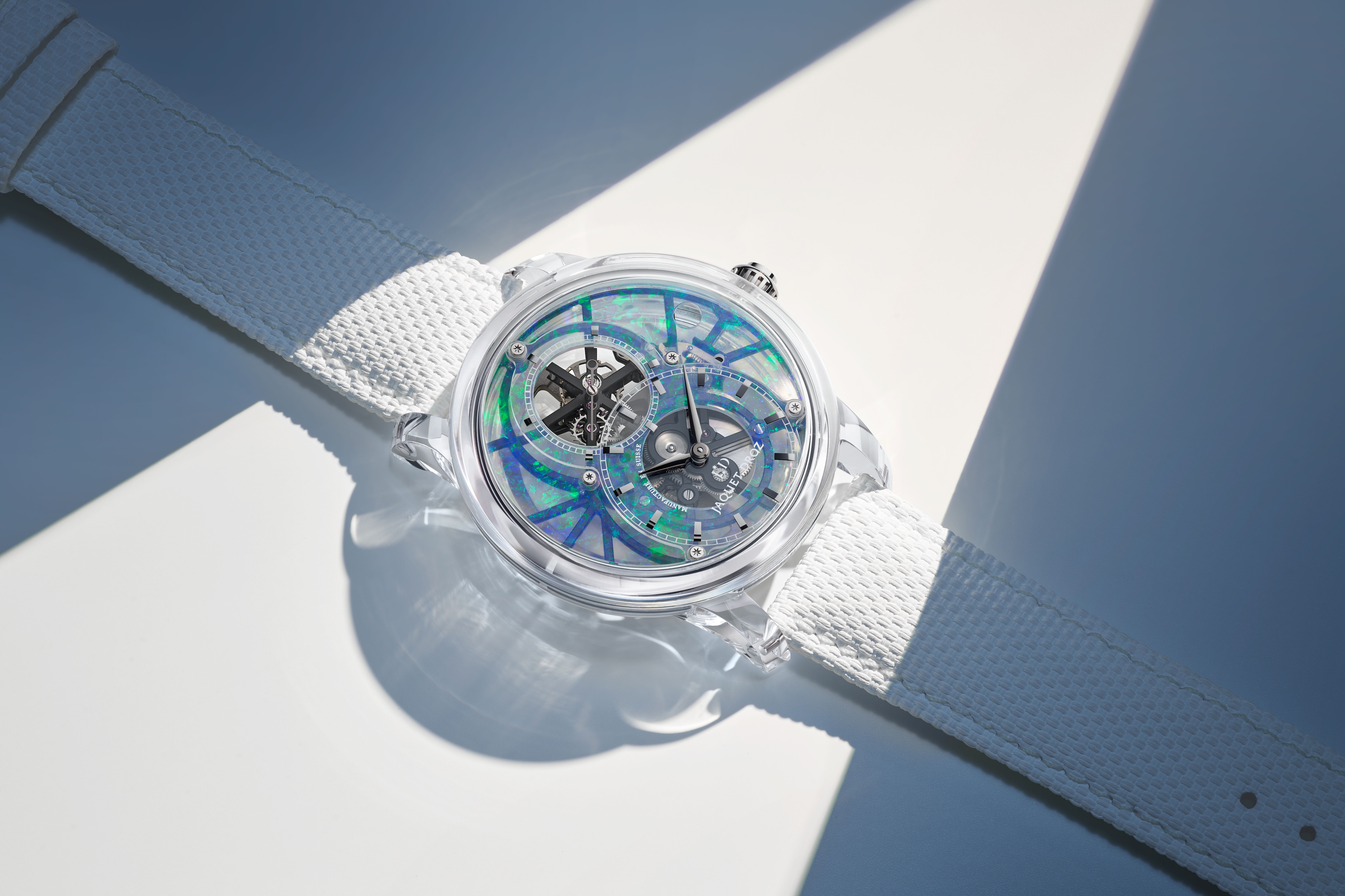 トゥールビヨン スケルトン サファイア オパール（Tourbillon Skelet Sapphire Opal）